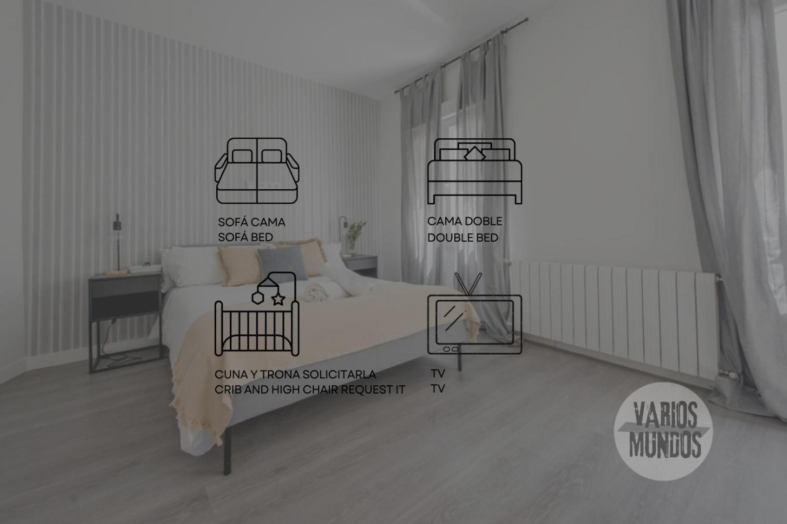 Excuisite New Apt En Gran Via Para 5Pax E2 Madrid Eksteriør billede